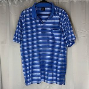 Blue Stripped With Pocket & Button Up Shirt. Size L